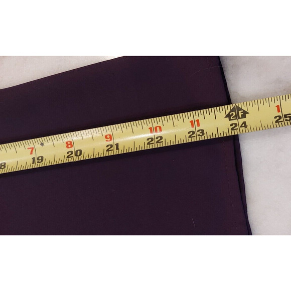 Express Womens Tunic Top Sz M Plum Crisscross Front Longsleeve Blouse‎ - Picture 8 of 8